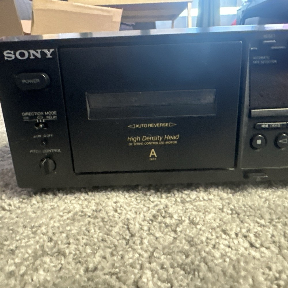 Sony TC-WE475 Dual Cassette Deck Tested & Working