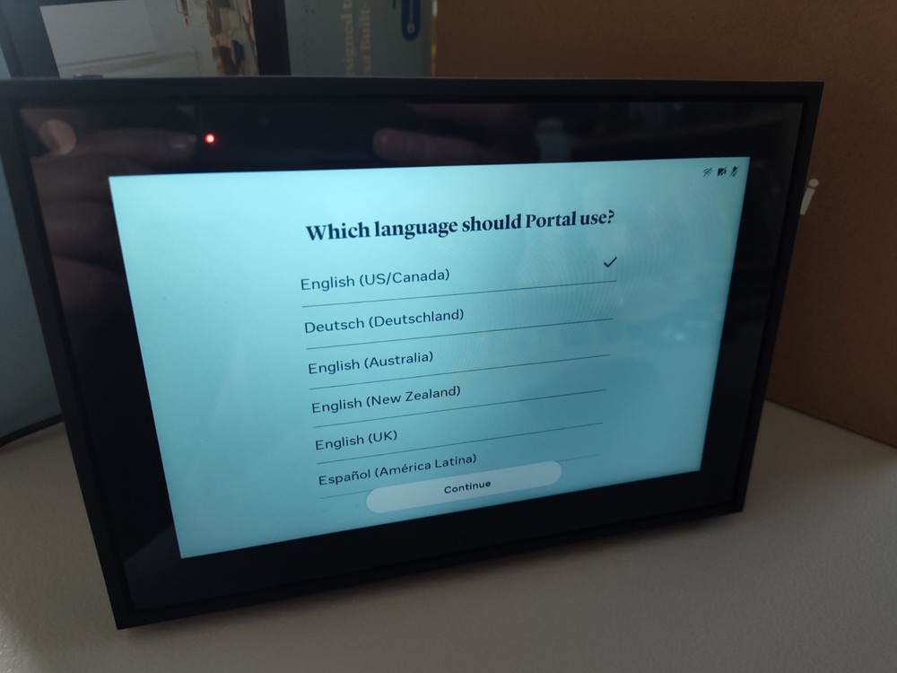 Facebook Portal Mini Smart Video Calling - Black 8” Open Box