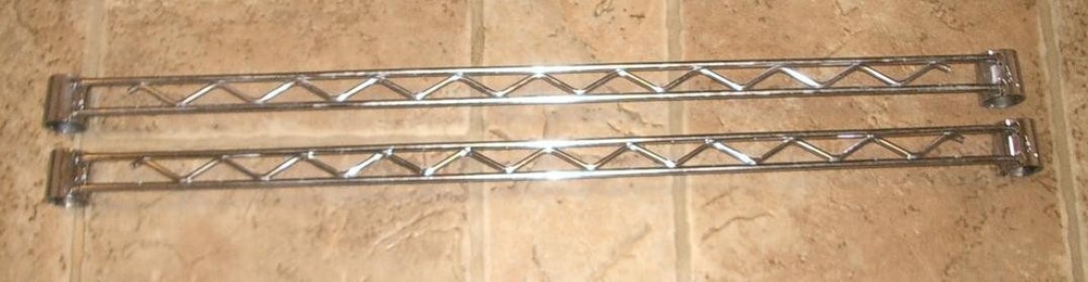 2 Metro Shelfing Super Erecta 30" Hanger Rails