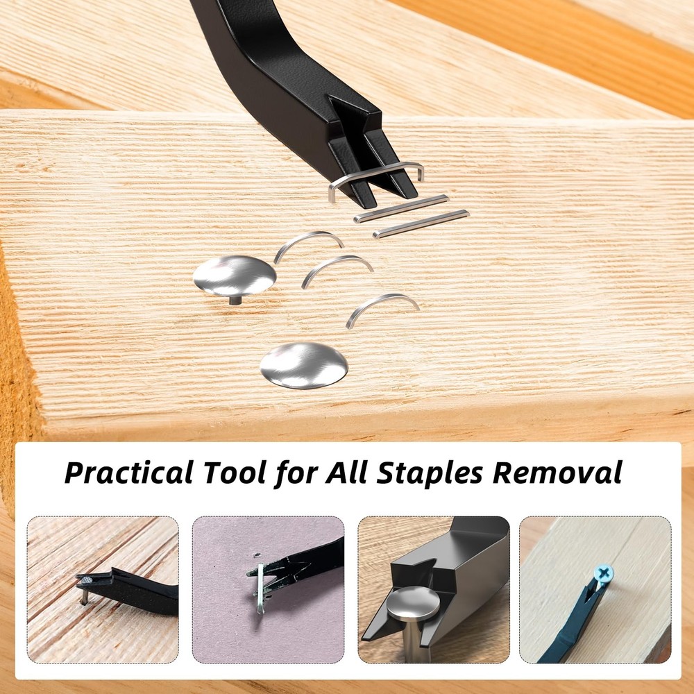 Heavy Duty Staple Remover Tool,Upholstery Stapler Puller Lifter, Tack Puller ...