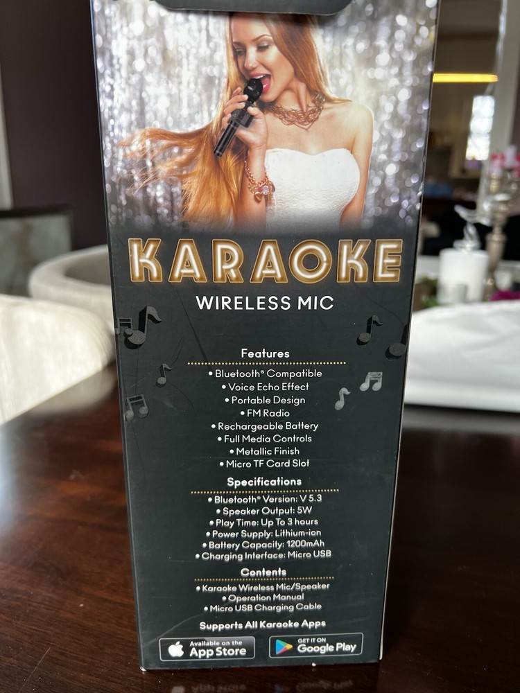 Bluetooth Karaoke Microphone Poppy