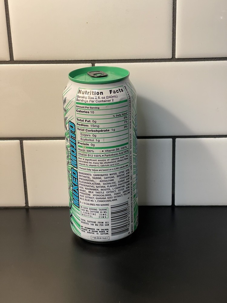 Rockstar Energy Mixed Mojito Full 16oz Can