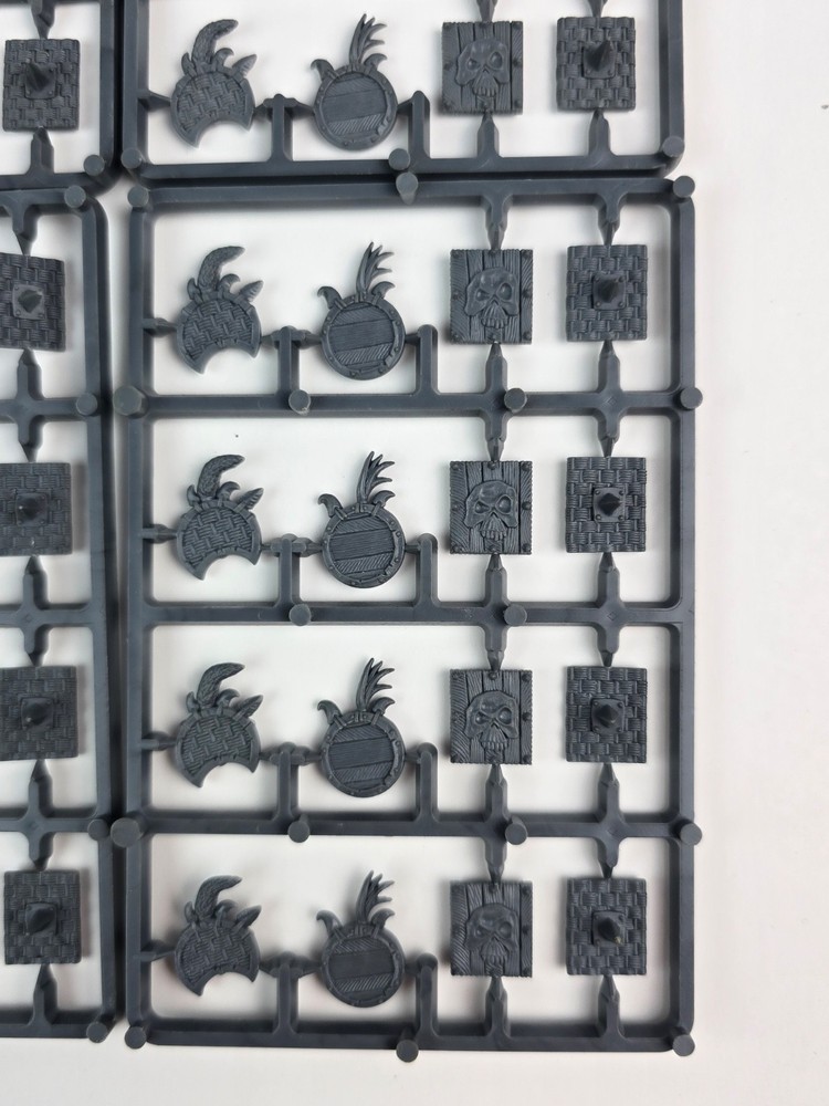 Vintage Warhammer Orc & Goblin Shields Sprue lot