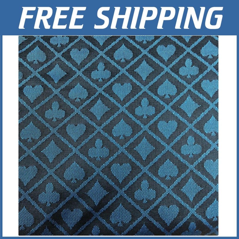 Poker Table Cover - Blue, 108x60 inches=