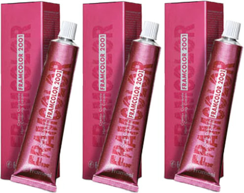 3 Pack Framesi Framcolor Color 2001 Medium Ash 7cc 7 cc 7.21 2 oz