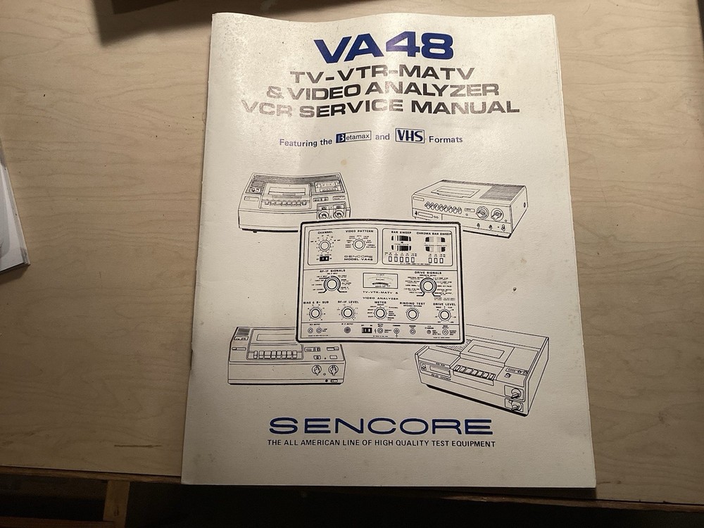 Sencore VA 48 Video Analyzer