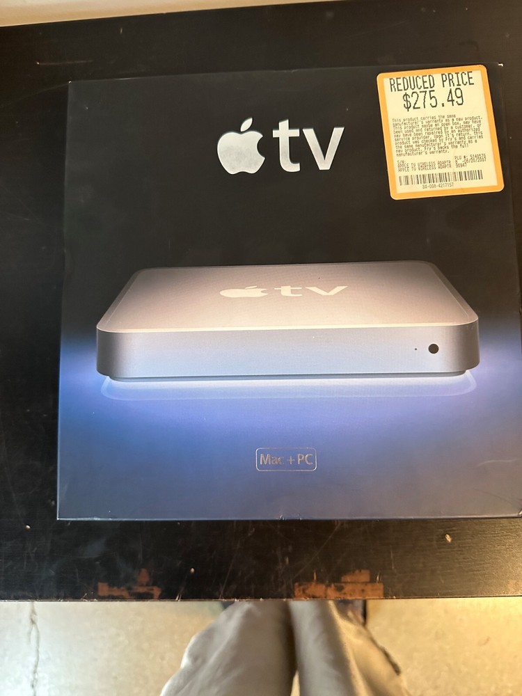 Empty Apple TV Box, Remote Left in Box