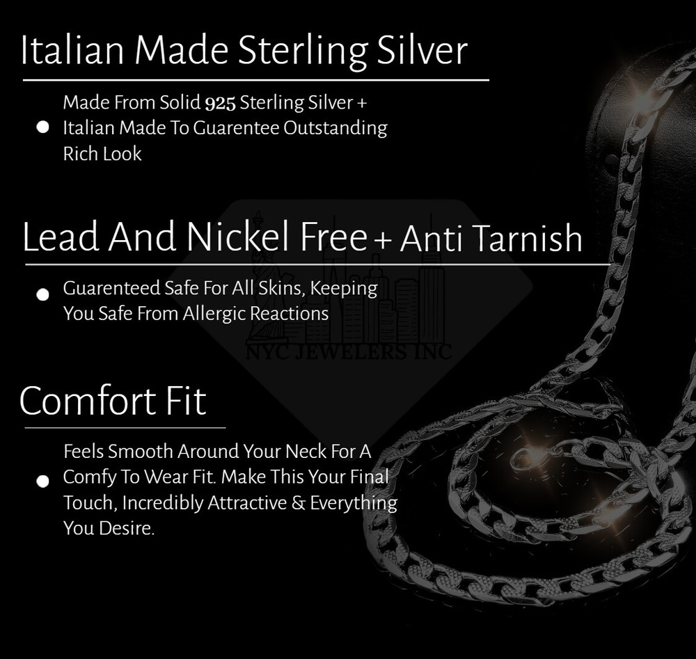 Solid Sterling Silver Rounded Box Link Chain Necklace 925 Silver Chain UNISEX