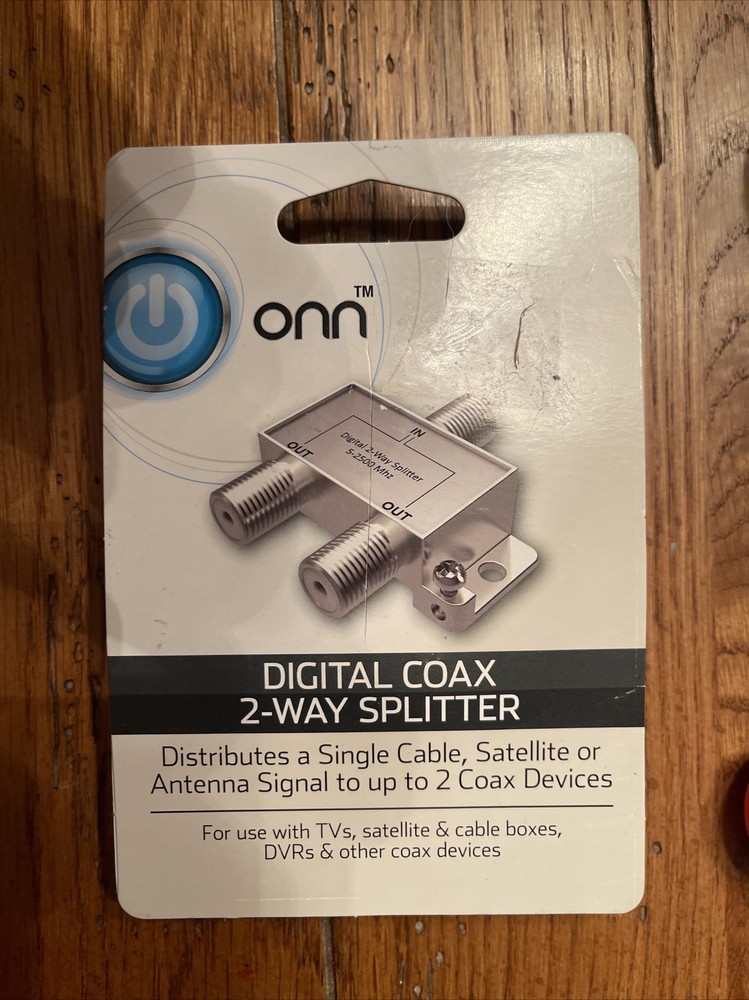 ONN Digital COAX 2-Way Splitter