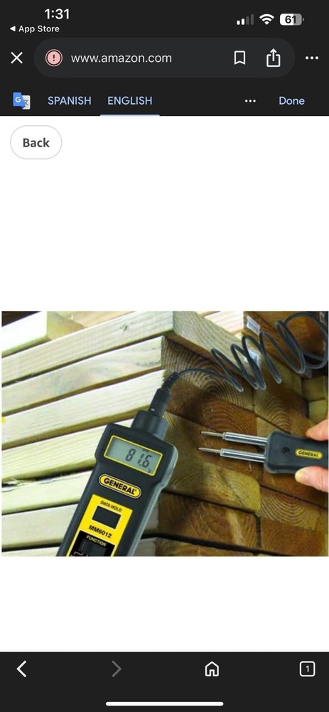 New General Tools MM6012 Digital Microprocessor Moisture Meter