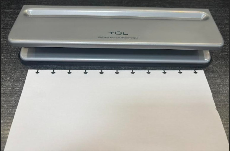 TUL Discbound Notebook System Hole Punch, Silver