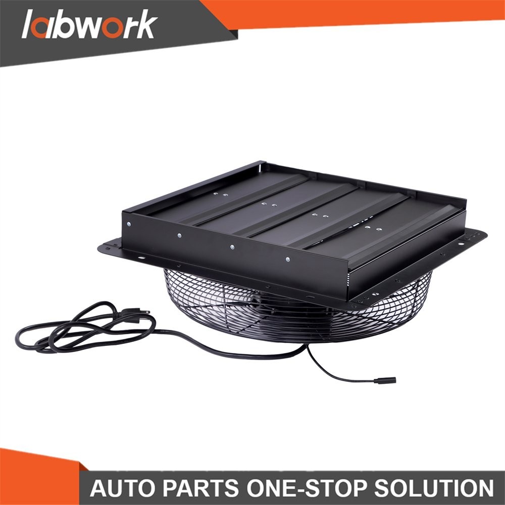 Labwork 16" Wall Mounted Shutter Exhaust Fan Automatic Shutter W/ Variable Speed
