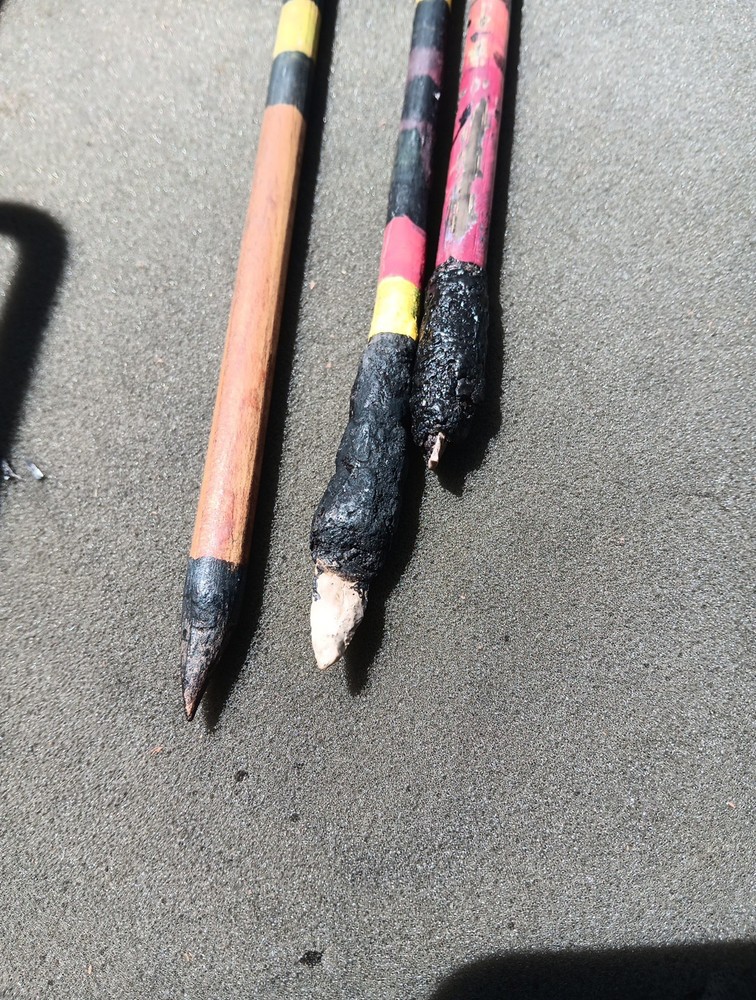 Hand Painted Artows With Flints