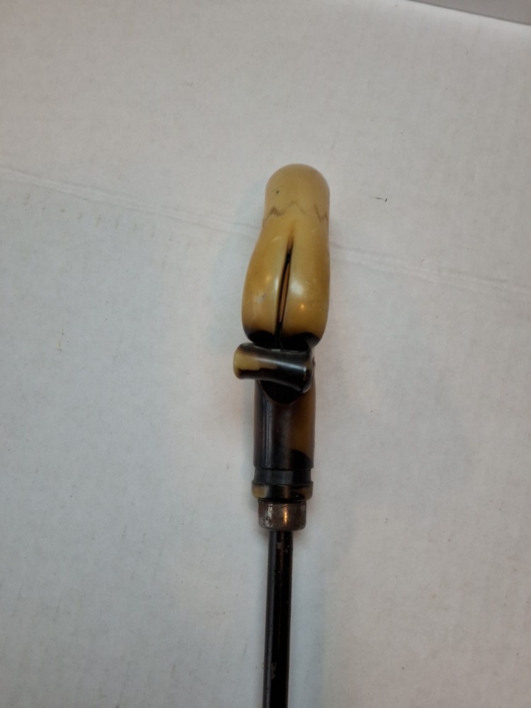 Antique Hand Carved Bone Handle For Umbrella