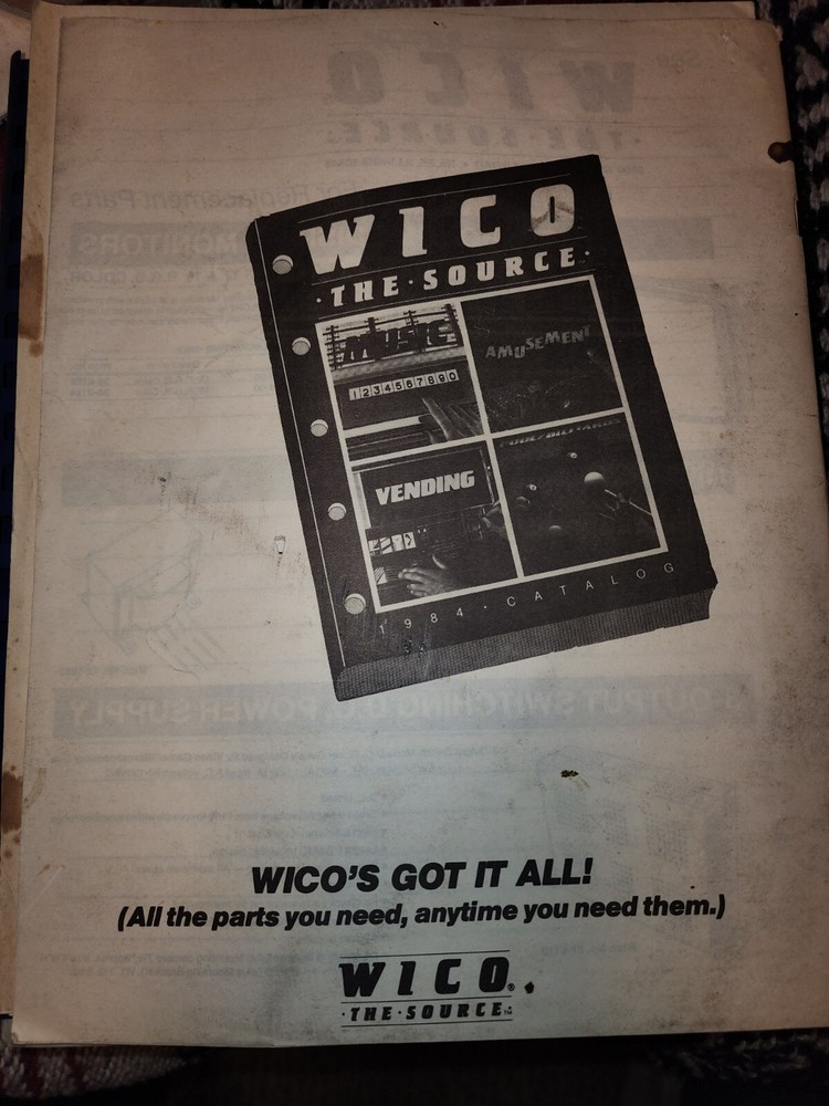 Champion Baseball Arcade Manual Sega