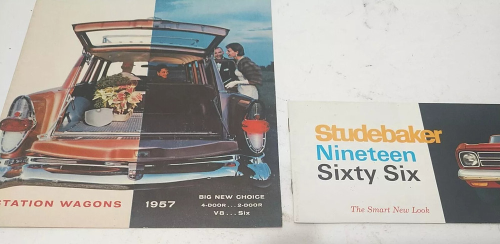 Studebaker Sales Brochure 1957 And 1966