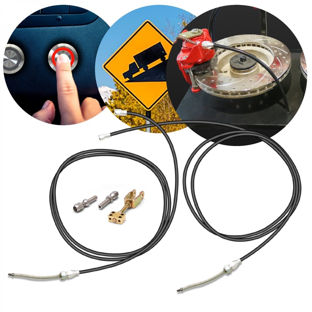 American Shifter Emergency Hand Brake Cable Kit with Hardware