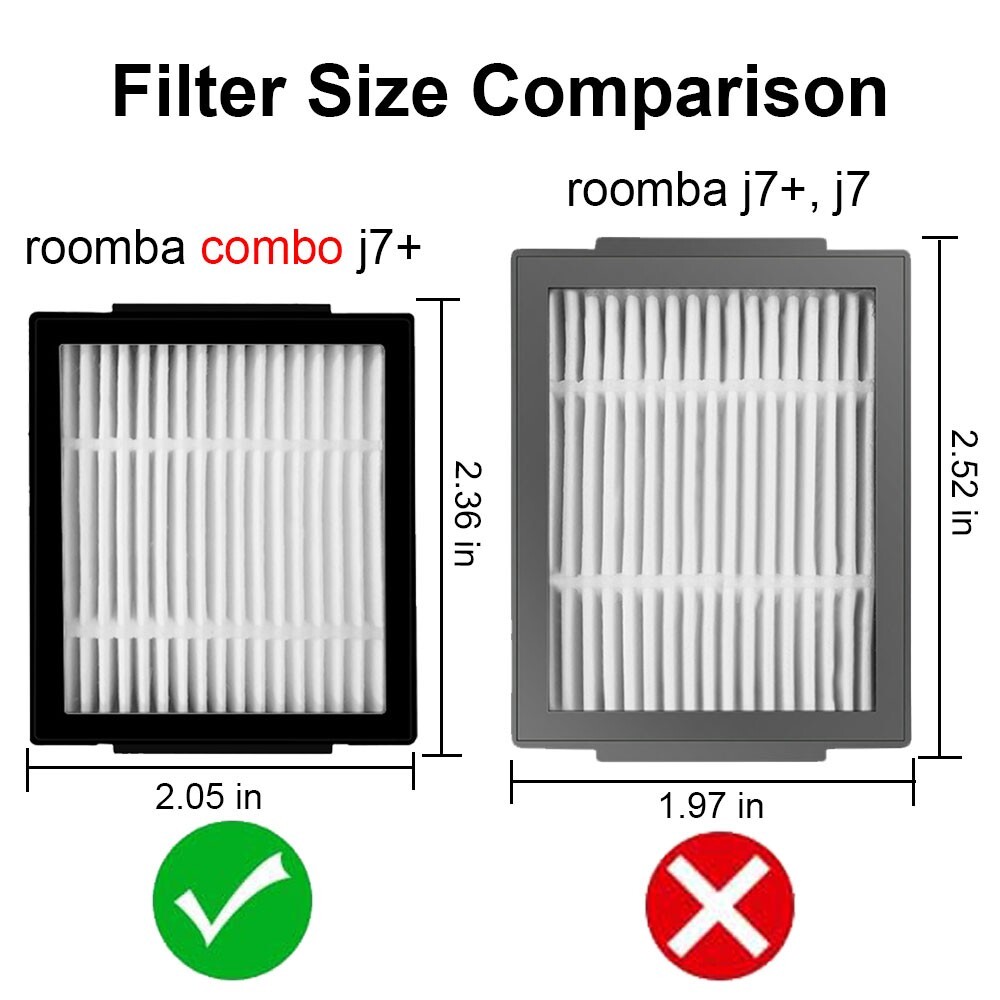 Replacement Parts Compatible with irobot Roomba Combo j7+ Robot Vacuum and Mop