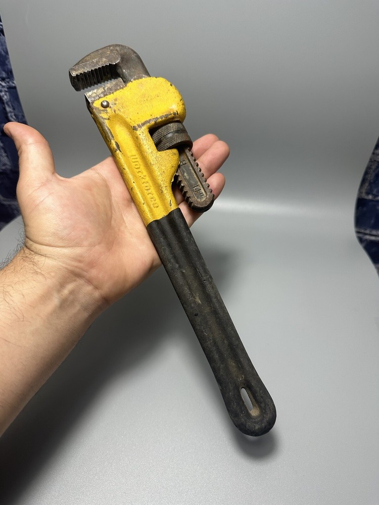 Workforce Pipe wrench 14" Black / Yellow