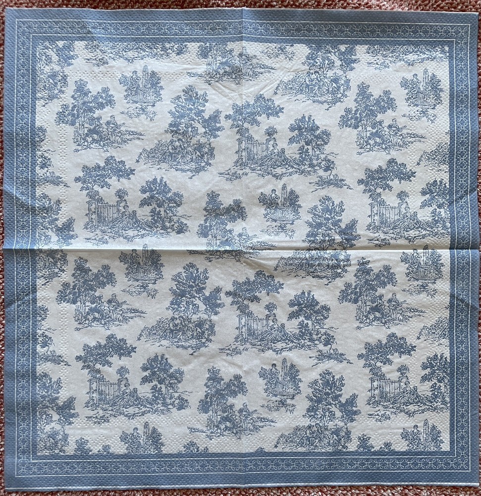 4 Designs Paper Napkin Set for Decoupage - Assorted