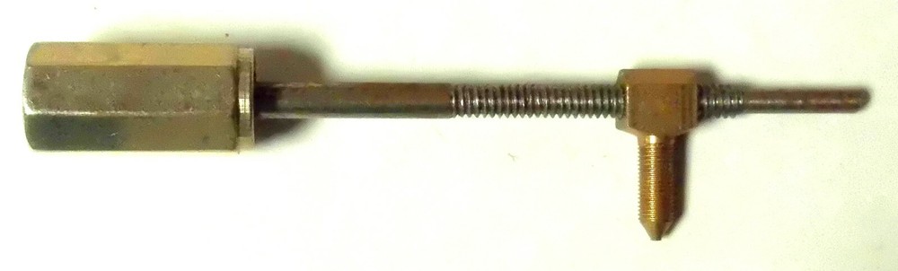 NOS German Made Cello Bow Screws w/ Plain Eye & 3 Part Ebony Ring Button