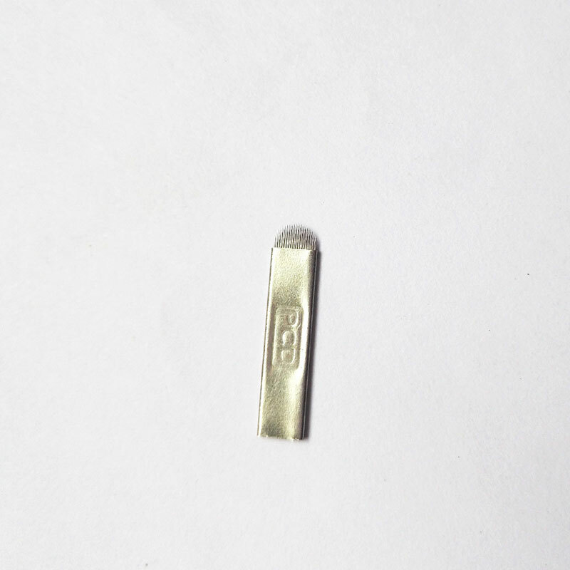 U Shape 19 Needles Microblading Eyebrow Tattoo Permanent Makeup Manual Blades