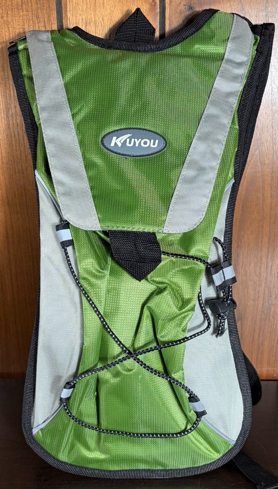 NEW Kuyou Hydration Pack w/ 2L Bladder - Green