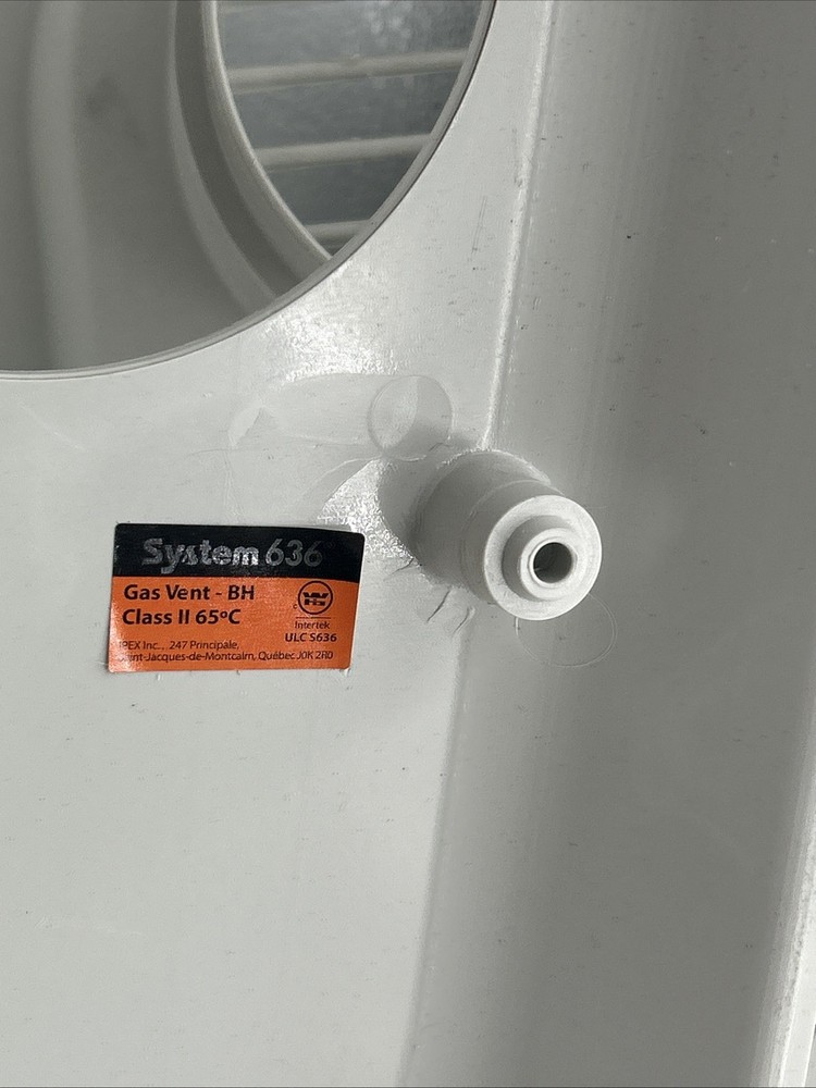 IPEX System 636 Gas Vent Kit 4" Side Wall Cap See Pics