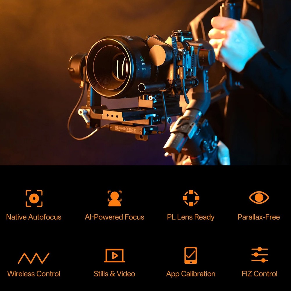 Viltrox NexusFocus F1 Single PL-E Autofocus Control System PL to E-Mount Adapter