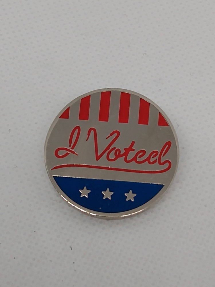 I VOTED Patriotic Lapel Tack Pin
