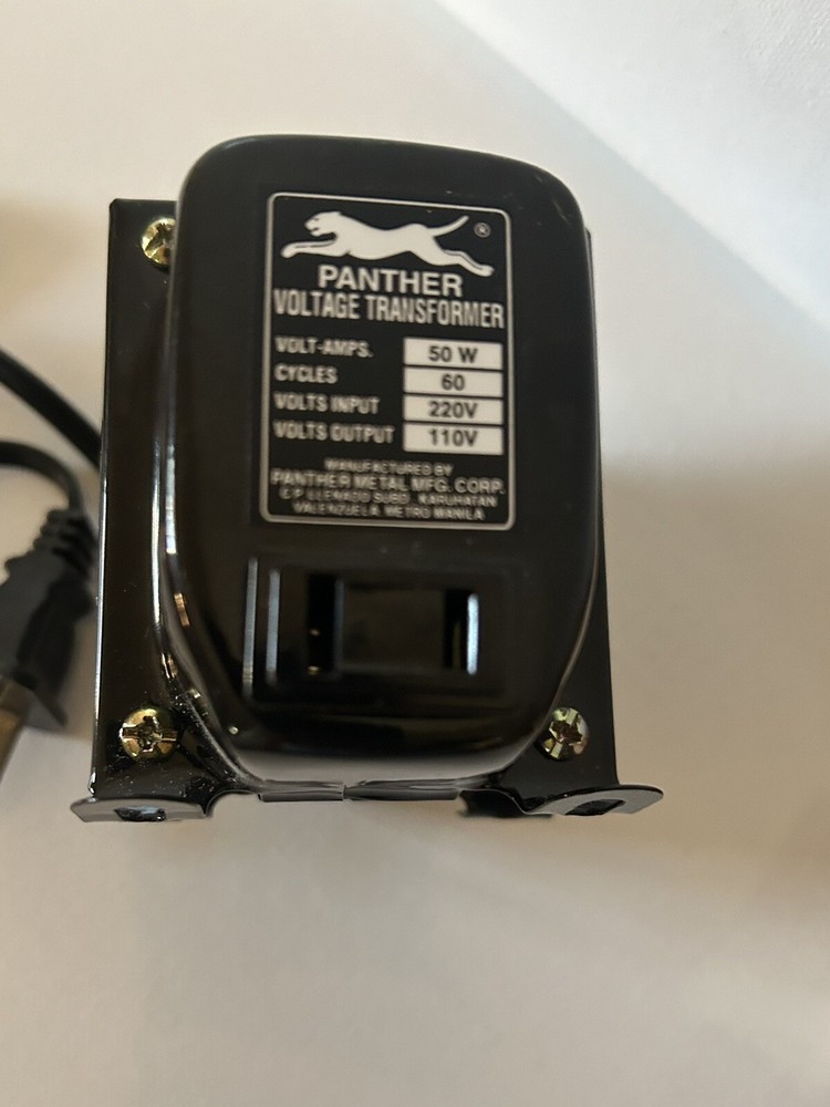 PANTHER STEP DOWN VOLTAGE TRANSFORMER Volt 50W Output 110V Input 220V