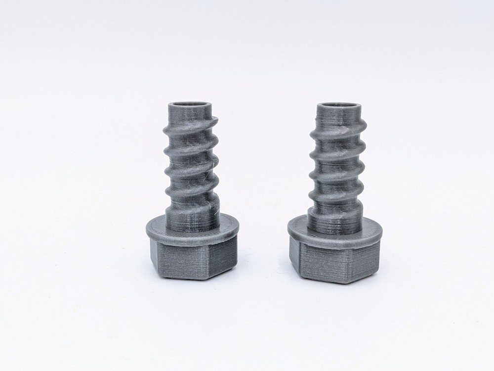 (2) [SILVER] Vtech Drill and Learn Replacement Screws