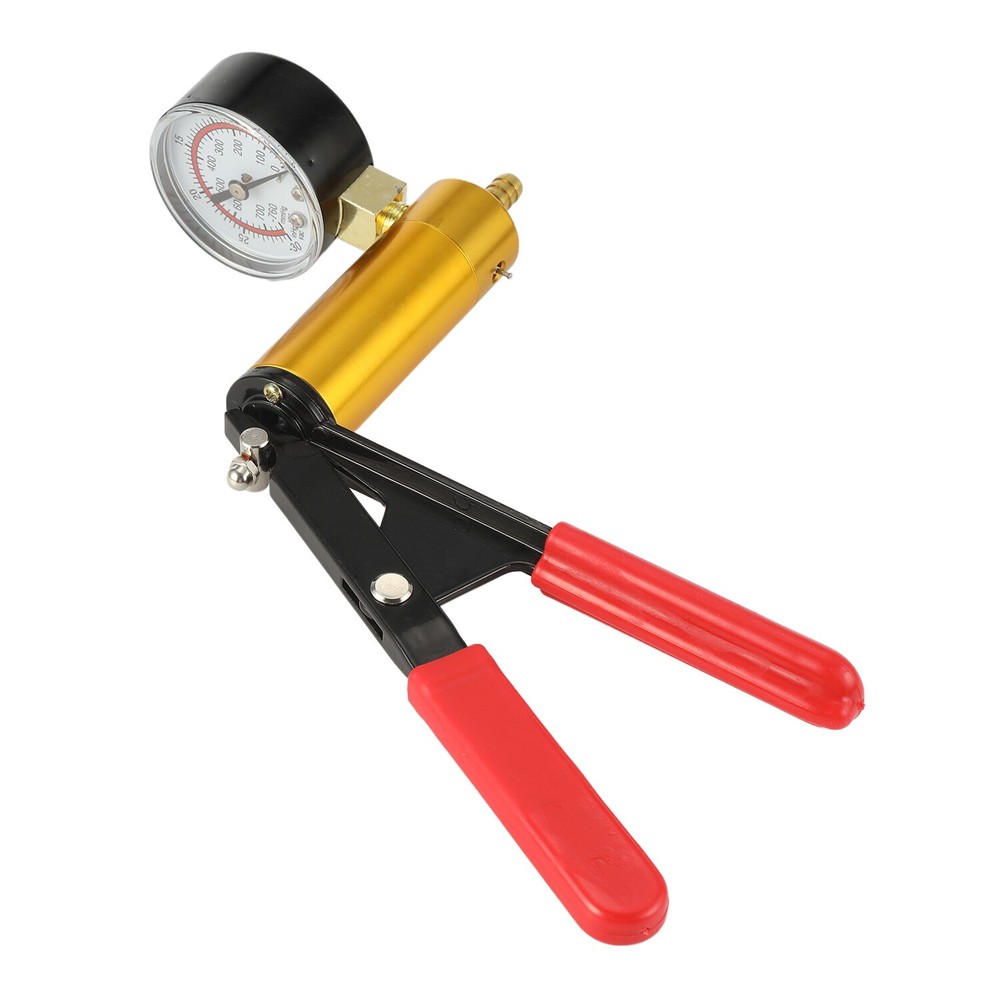 Hand Held Vacuum Pressure Pump Tester Set Brake Fluid Bleeder Bleeding Kit