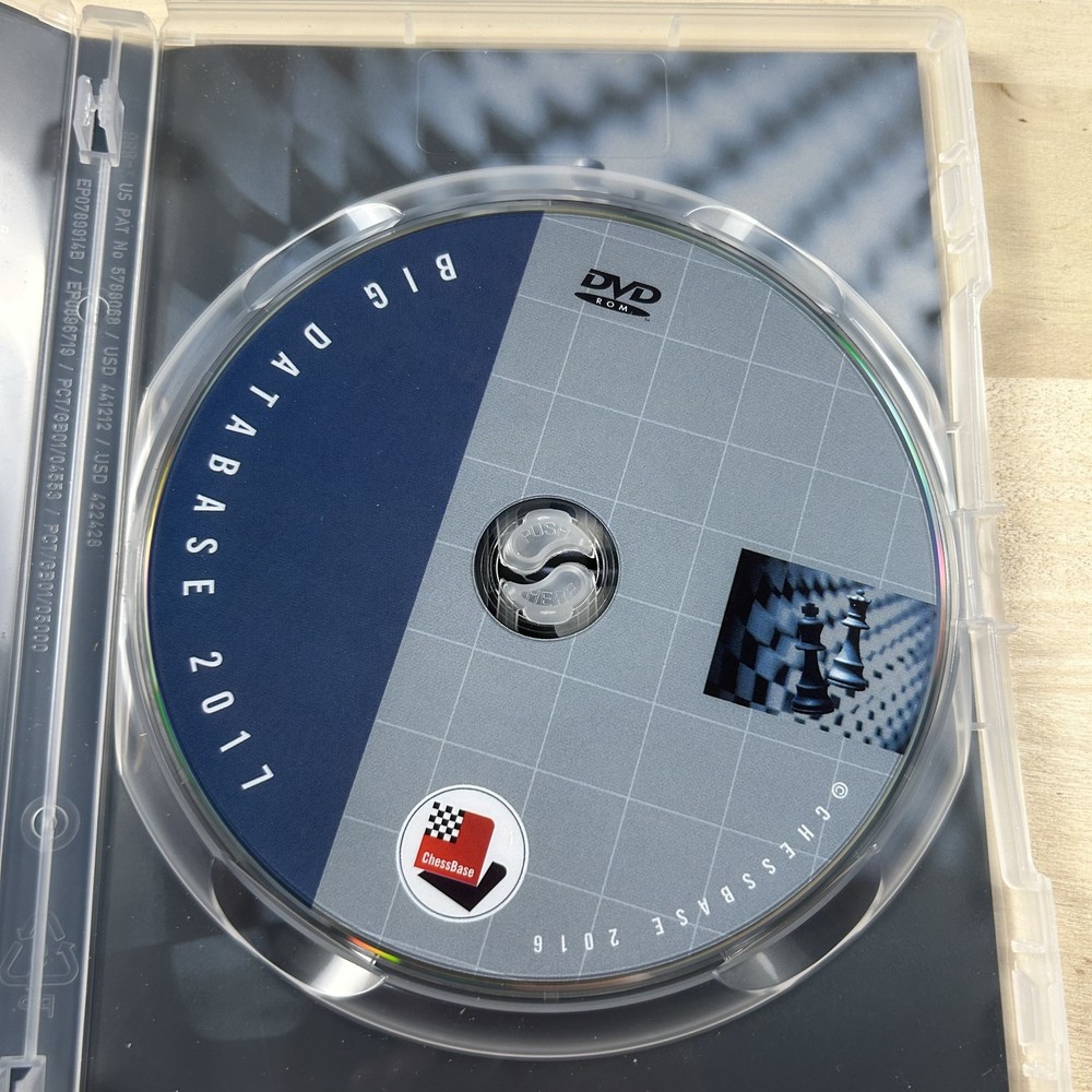 ChessBase Big Database 2017 DVD ROM - 6.8 Million Chess Games Software for PC