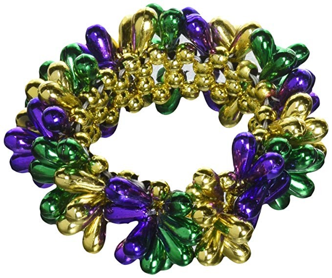 Mardi Gras Bracelet