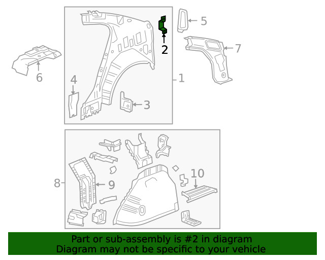 Genuine GM Multi-Purpose Bracket 96845611