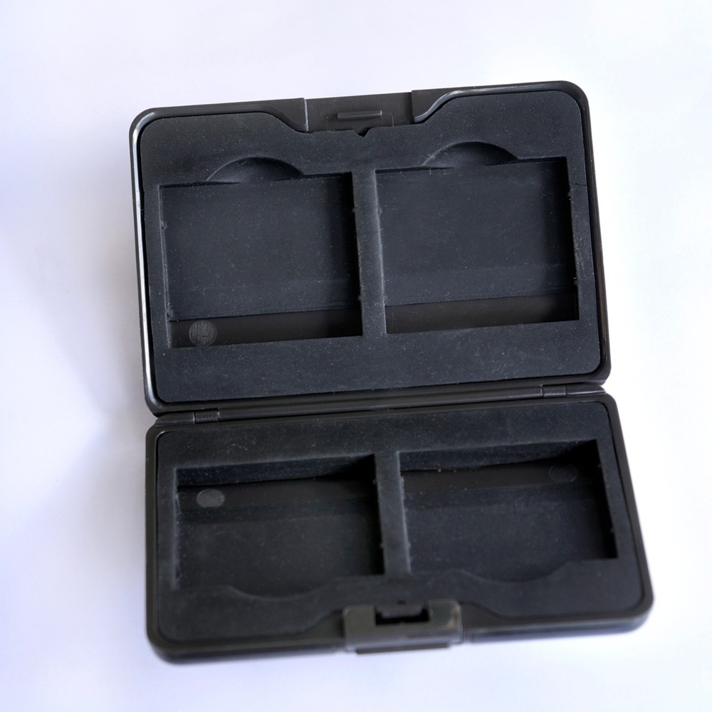 Black Metal Compact Flash Memory Card Storage