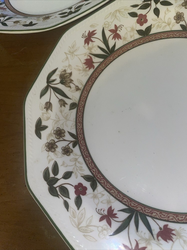 2 CHURCHILL ASSAM 10 1/8” DINNER PLATES