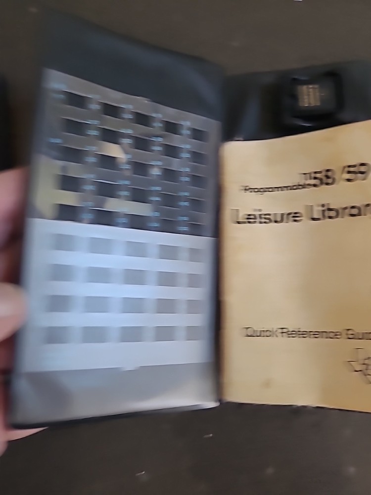 Texas Instruments TI Programmable 59 Calculator PC-100A No Cord Untested AS IS