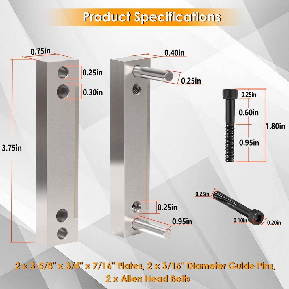 Hardened File Guide with Carbide Surface For Knife Making Tool Knife Makers