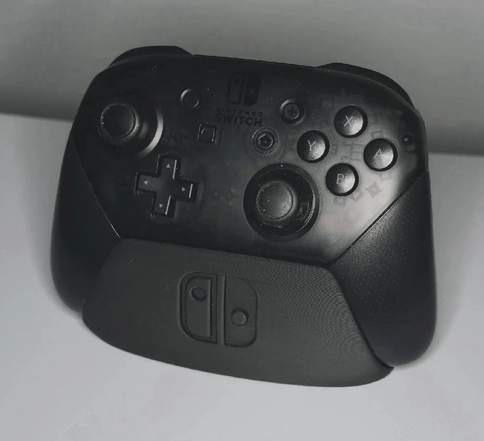 Nintendo Switch Pro Controller Stand with Logo Display Holder Dock Mount
