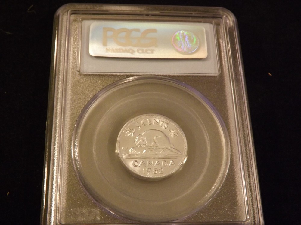 1952 5C Canada PCGS MS 64