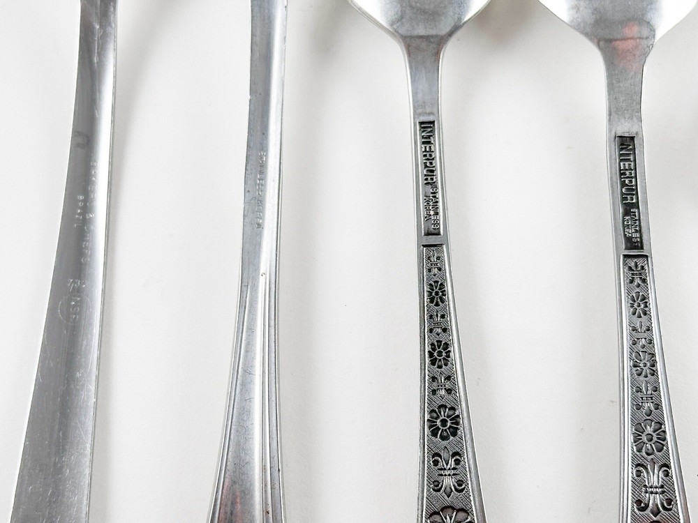 Vintage Mixed Lot Silverware Flatware Stainless Steel Serving Dinner Utensils
