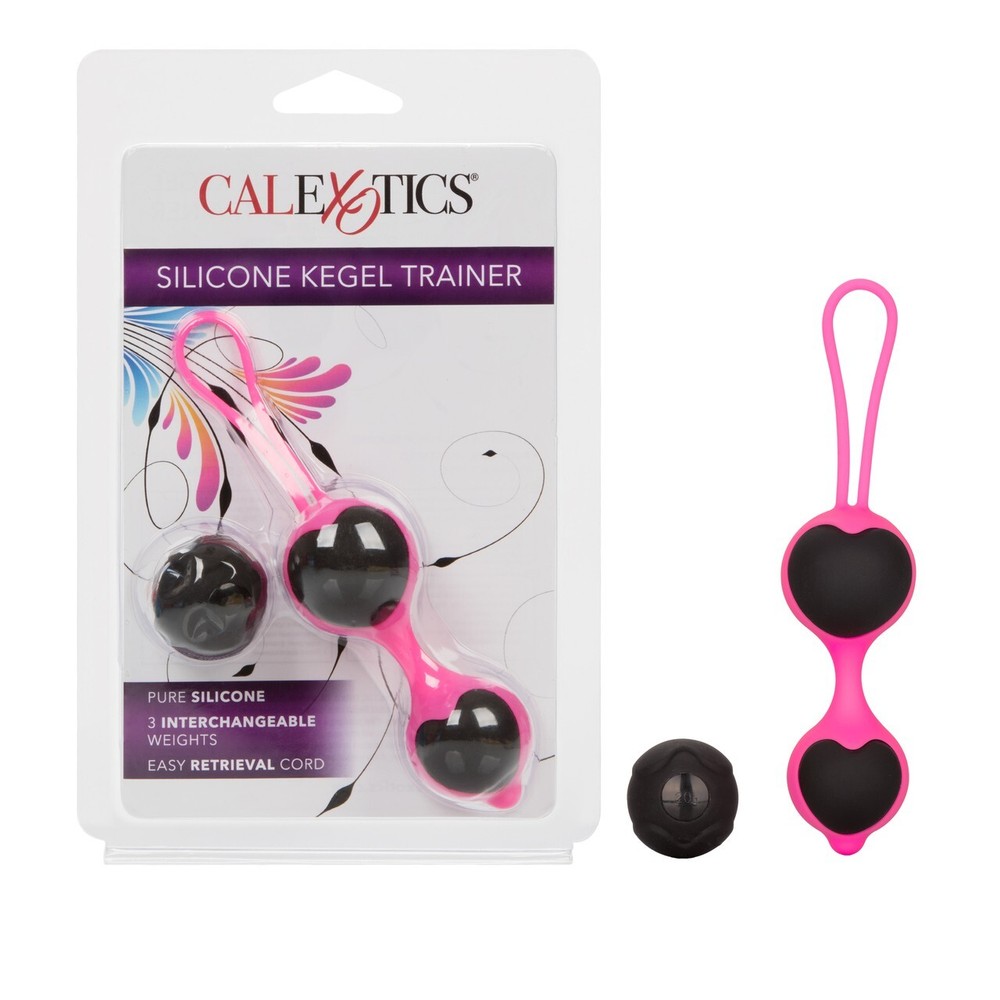 CalExotics Weighted Pink Silicone Ben Wa Balls Kegel Exerciser