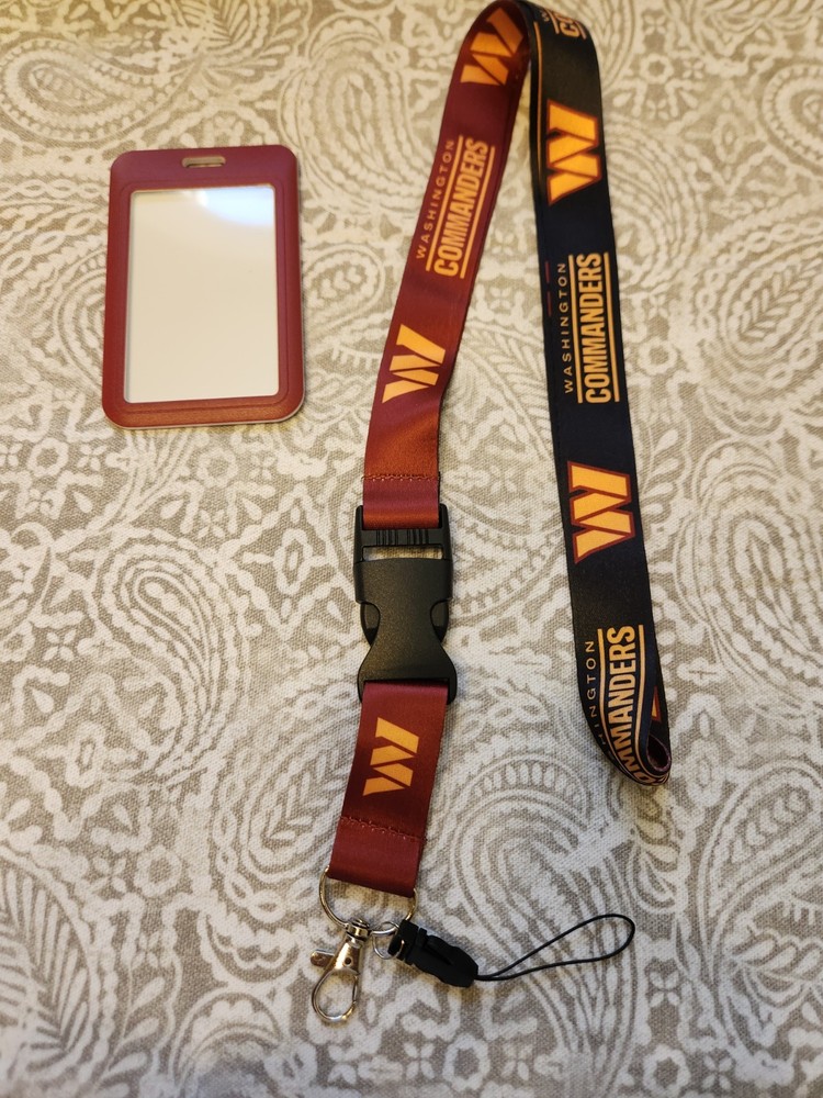 Washington Commanders NFL Lanyard Keychain & ID Holder