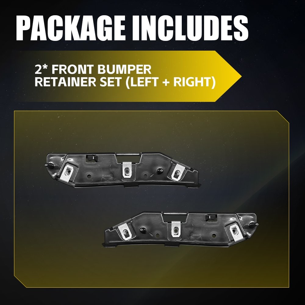 Front Bumper Support Bracket Frame Mount Driver Passenger For Ford Edge 2019-24