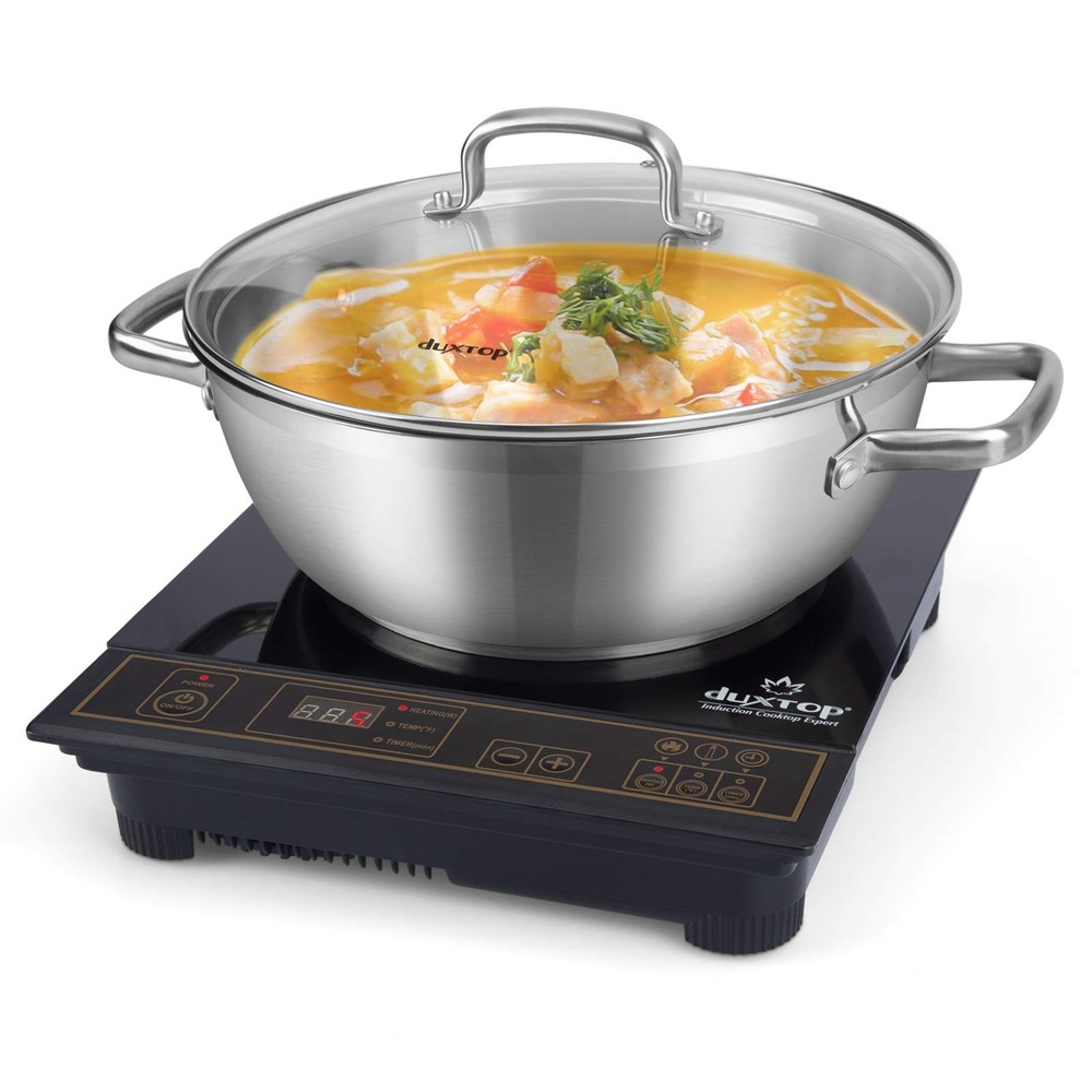 Duxtop 1800W Portable Induction Cooktop, Countertop Burner