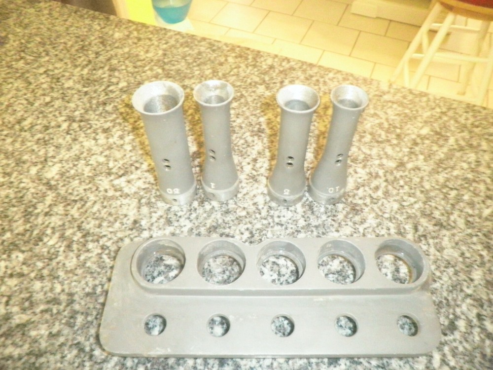 1 SET 1,5,10,50 COIN ROLLER TUBES