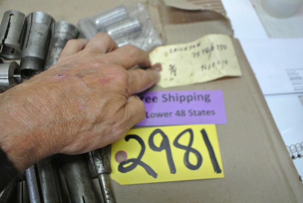 Large Batch of Machine Shop Collets - Tools - Chucks Mixed Brand Names & Sizes