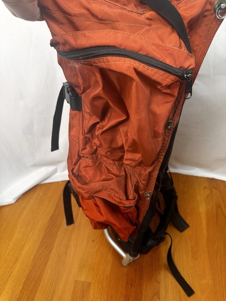 Vtg 70's Wilderness Experience California Frame Rust Backpack Granola Core RARE